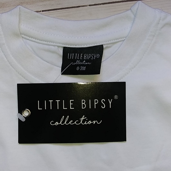 0-3month Little Bipsy long sleeve tee shirt - Picture 3 of 3